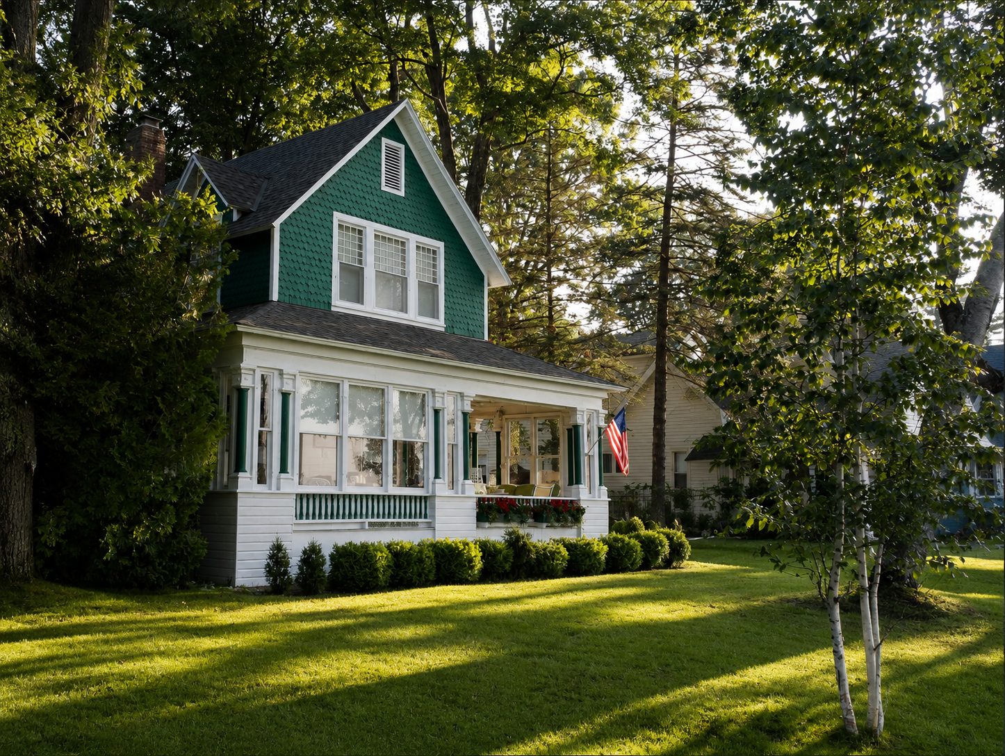 A welcoming home on a tree-lined street